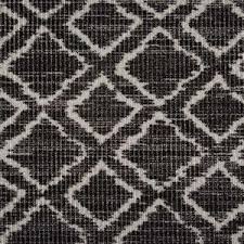 black pattern carpet installed