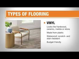 types of flooring the