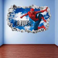 Spiderman Superhero Personalised Name