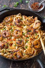 cajun shrimp pasta the cozy a