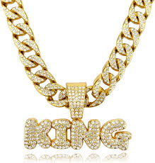 cuban link chain silver gold plated