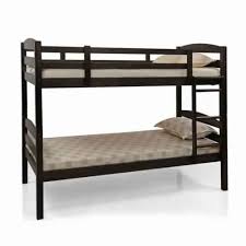 coster single size bunk bed brown