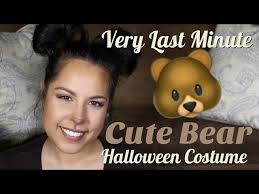 halloween costume cute bear makeup