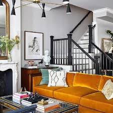 contemporary gold velvet sofa design ideas