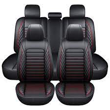 Leather Car Seat Covers Full Set For