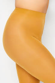 mustard yellow 50 denier tights yours