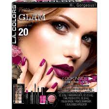 pc insta glam eyes lips and nails