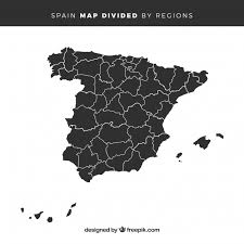 Bij het woord spanje denken de meeste mensen gelijk aan slenteren bekijk een kaart van catalonië en ervaar echte catalaanse tradities door naar de stadjes net buiten. Kaart Van Spanje Gratis Vector