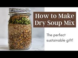 how to make lentil dry soup mix you