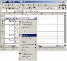how to change data source for a pivot table