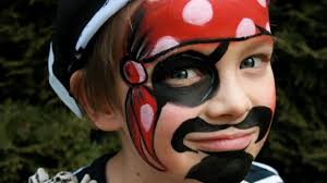 pirate face painting tutorial fun and
