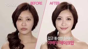 eng subs korean celebrity makeup using