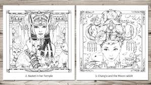 Push pack to pdf button and download pdf coloring book for goddess coloring pages god coloring pages gods and goddesses. Goddesses Of Myths Coloring Book Fabrikafantasy Com