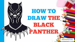 how to draw the black panther really