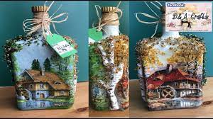 whiskey bottle tutorial d a crafts