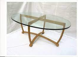 Oval Glass Coffee Table Oval Glass