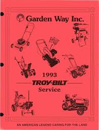 Service Manual 1993 Troy Bilt Garden