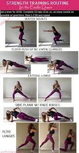 strength training routine for the