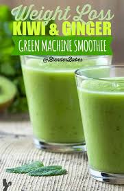 35 healthy smoothie recipes for a filling, energizing breakfast in 2020. Kiwi Ginger Weight Loss Green Smoothie Recipe Blender Babes