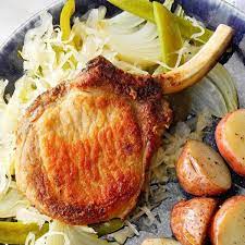 pork chops with sauer recipe how