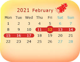 Free printable january 2021 calendar. Chinese New Year 2021 Dates February 12 Cny Calendar 1930 2030