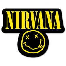 nirvana smile rock band vinyl car