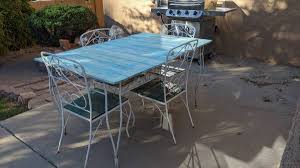 Wrought Iron Patio Table With 4 Chairs