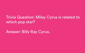 Now, as 2017 comes to a close, it's time to find out just how much you've been paying attention… 75 Pop Culture Trivia Questions Answers Hard Easy