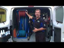 how to set up a carpet cleaning truck