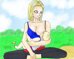 Android 18 Breastfeeding Daughter by Deizy on DeviantArt