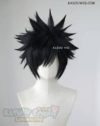 Spiked hair was very trendy in the nineties, but it is back again with a modern touch to make it look some men like to keep spiky hair, and most of them look incredible because this style is suitable for. Fairy Tail Gray My Hero Academia Dabi Black Short Spiky Cosplay Wig