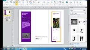 creating a brochure with publisher