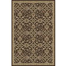 oriental brown rug with all over