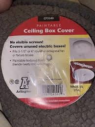 Paintable Blank Ceiling Box Electrical