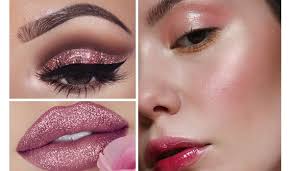 pink makeup for day 9 of navratri be