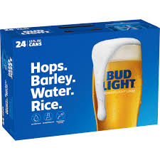 Bud Light Beer 24 Pack 12 Fl Oz Cans Walmart Com