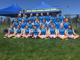 notre dame college women s rugby wins