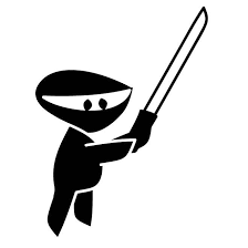 ninja cartoon image ai royalty free