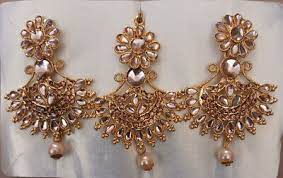 indian custom jewellery earrings
