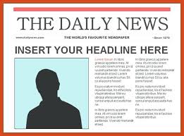 Download Newspaper Article Template Online Free Template Design