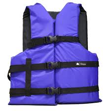onyx universal boating vest blue