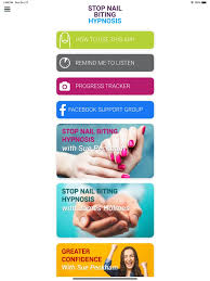 stop nail biting hypnosis on the app