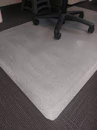 solid rubber chair mats light grey
