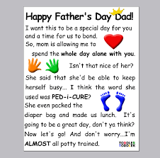 funny father s day card toddler