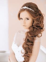You might also want to consider pulling just a small section back, perhaps just a few curls off to one side, or instead of. Easy 100 Wedding Hairstyles For Every Hair Length Eddy K Bridal Gowns Designer Wedding Dresses 2020