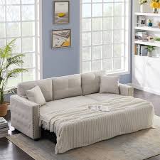 convertible sleeper sofa bed with pull