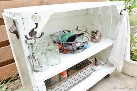 Bookcase To Outdoor Rolling Bar Cart