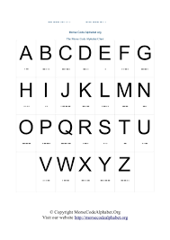 You have to hunt through the whole alphabet to . Morse Code Alphabets And Numbers Charts In Pdf Morse Code Alphabet Org