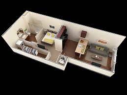 25 One Bedroom House Apartment Plans
