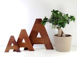 Decorative Wooden Letters For Wall
